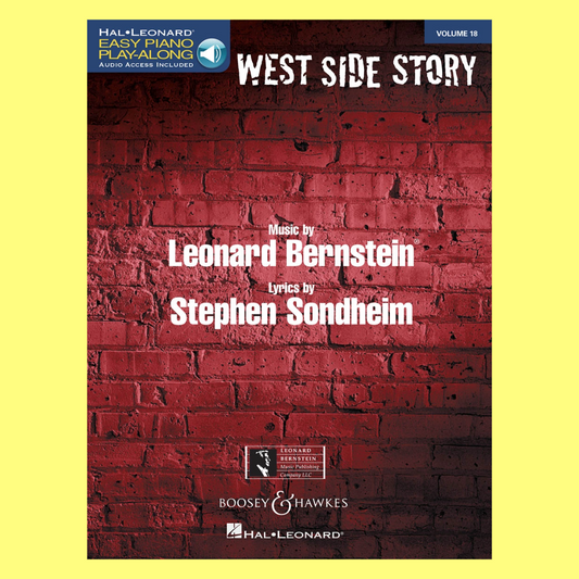 West Side Story Easy Piano Play Along Volume 18 Book/Ola