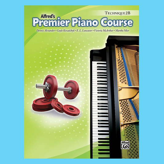 Alfred's Premier Piano Course Technique 2B Book