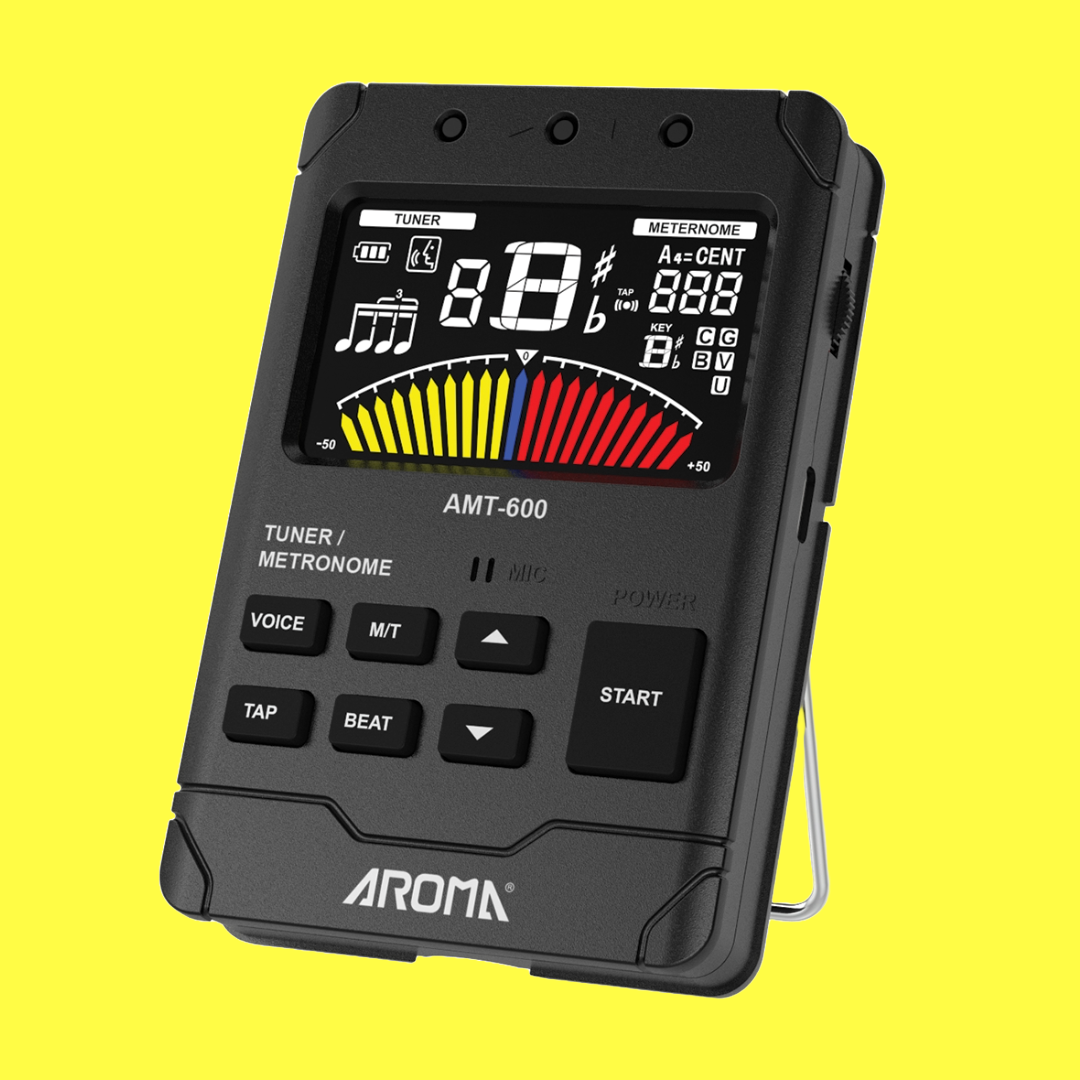 Aroma AMT600 Rechargeable Chromatic Tuner / Metronome