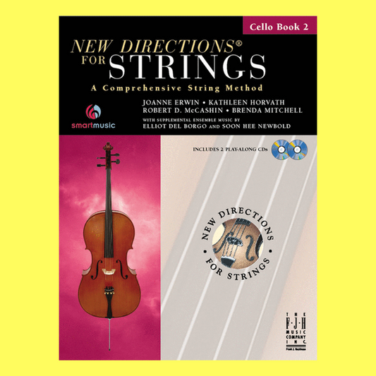 New Directions For Strings Cello Book 2 (Book/Cds)