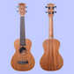 Flight DUC323 Concert Mahogany Ukulele with Padded Gig Bag