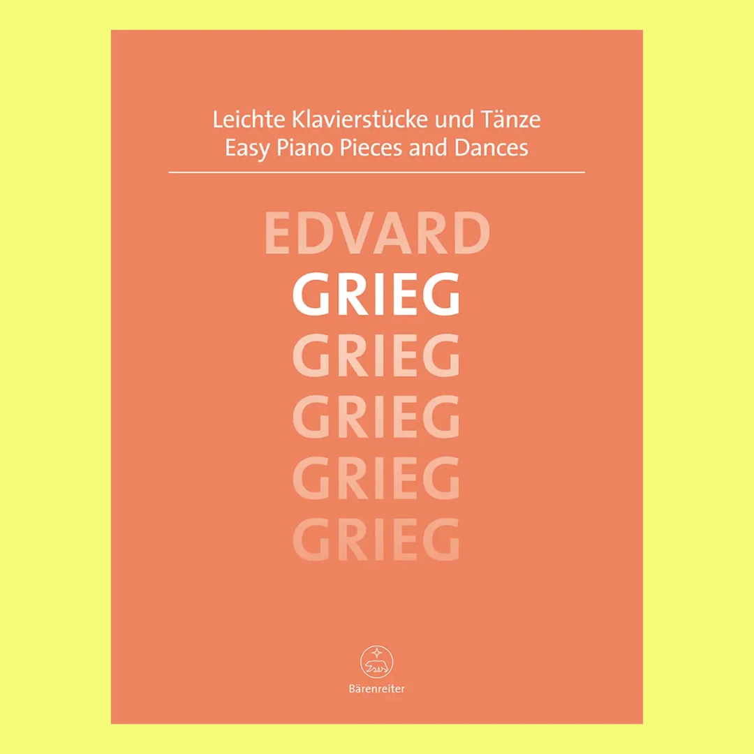 Edvard Grieg - Easy Piano Pieces and Dances Urtext Book