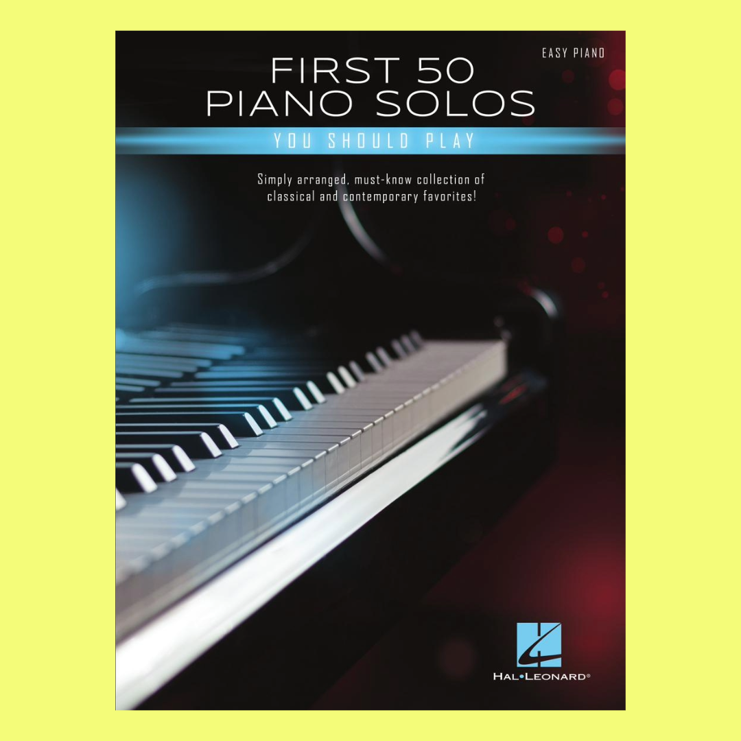 First 50 Piano Solos You Should Play Book