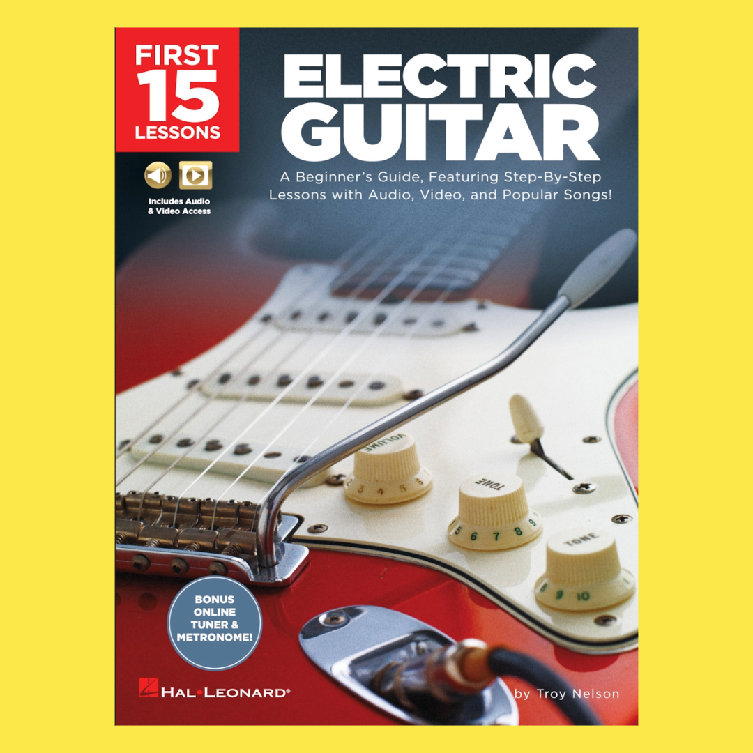 First 15 Lessons - Electric Guitar (Book/Olm)