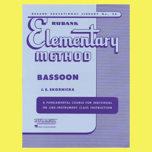 Rubank Elementary Method - Bassoon Book