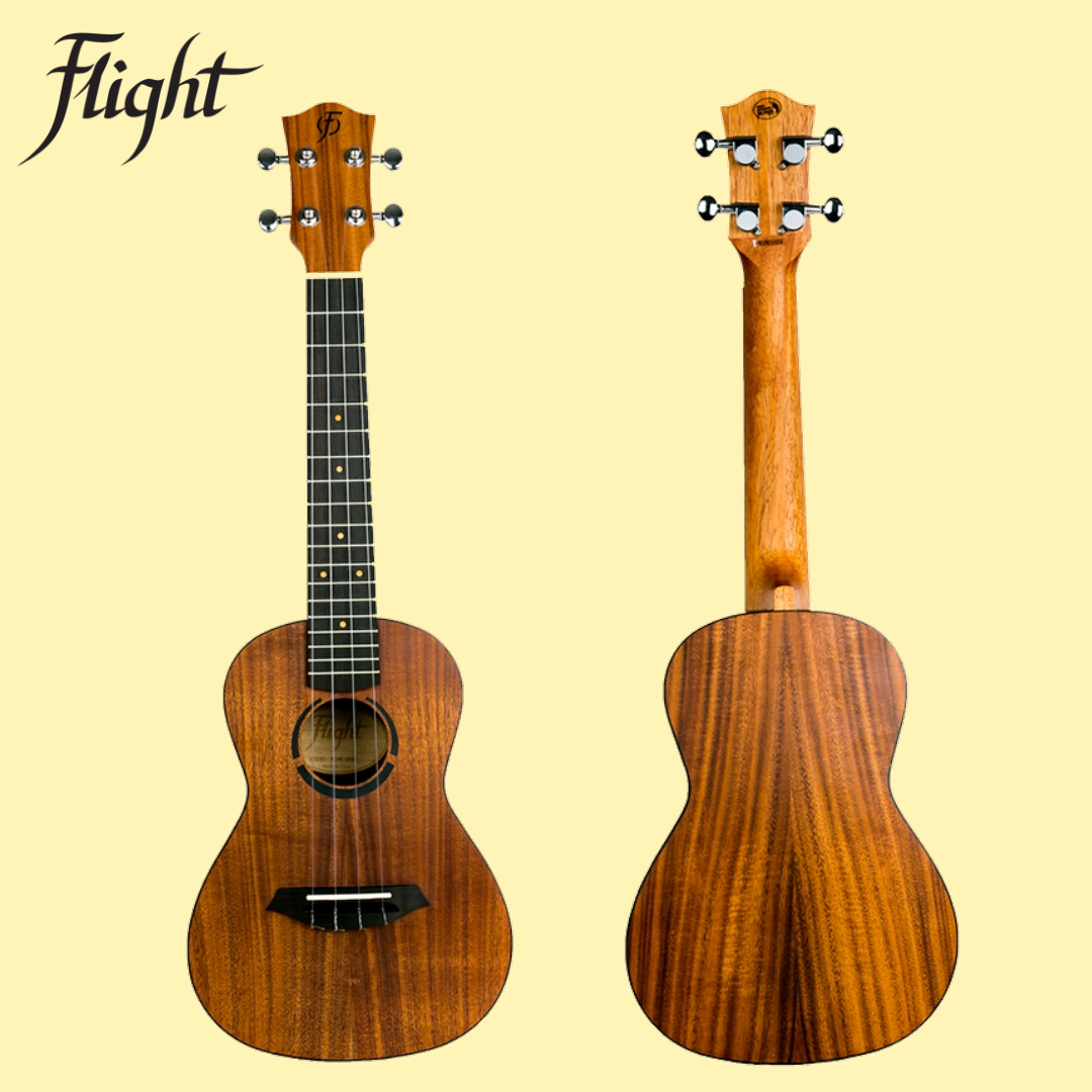 Flight Juliana Acacia Concert Ukulele With Deluxe Padded Gig Bag