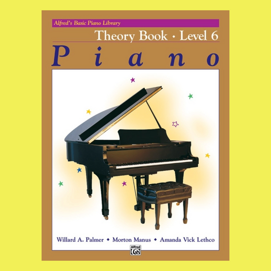 Alfred's Basic Piano Library - Theory Book Level 6