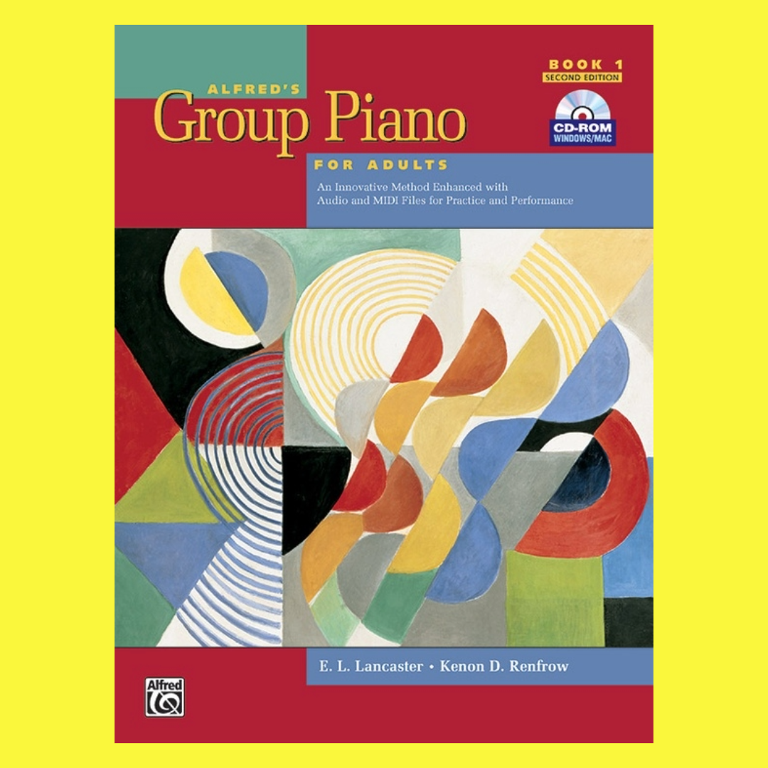 Alfred's Group Piano For Adults Book 1 (Book/Cd-Rom) 2nd Edition