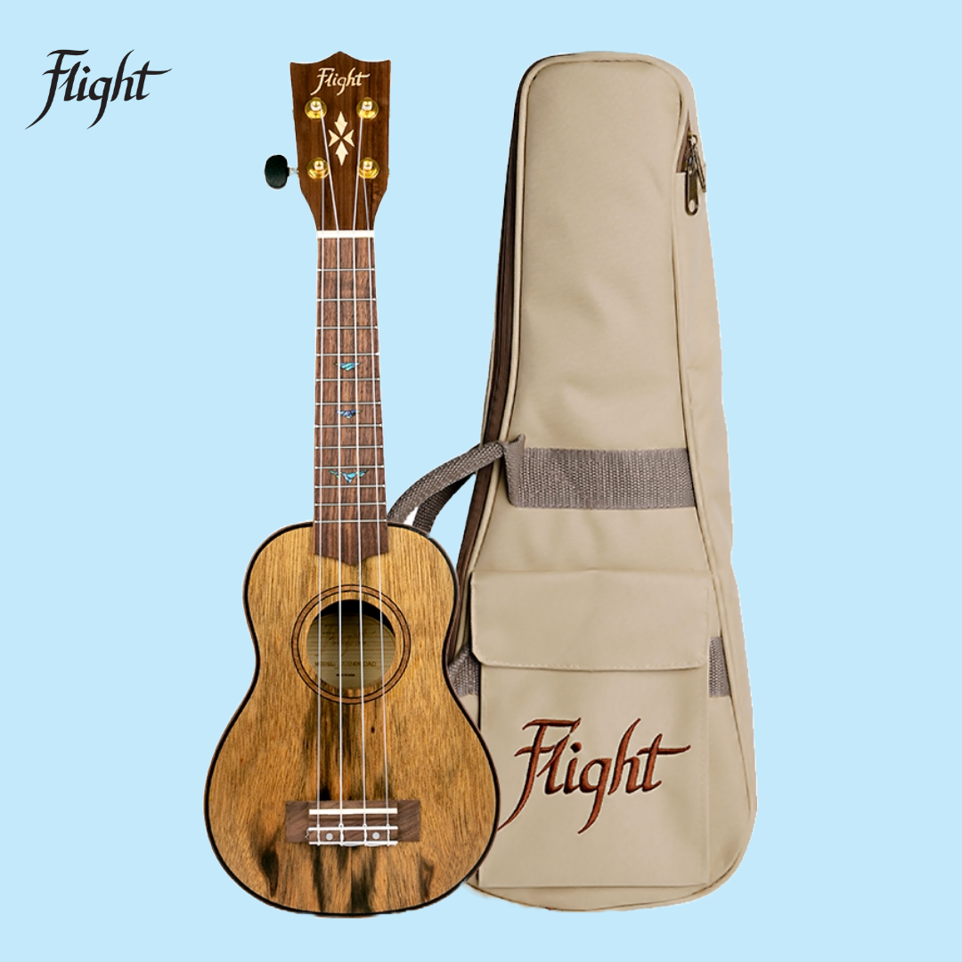 Flight DUS430 DAO Soprano Ukulele with Gig Bag