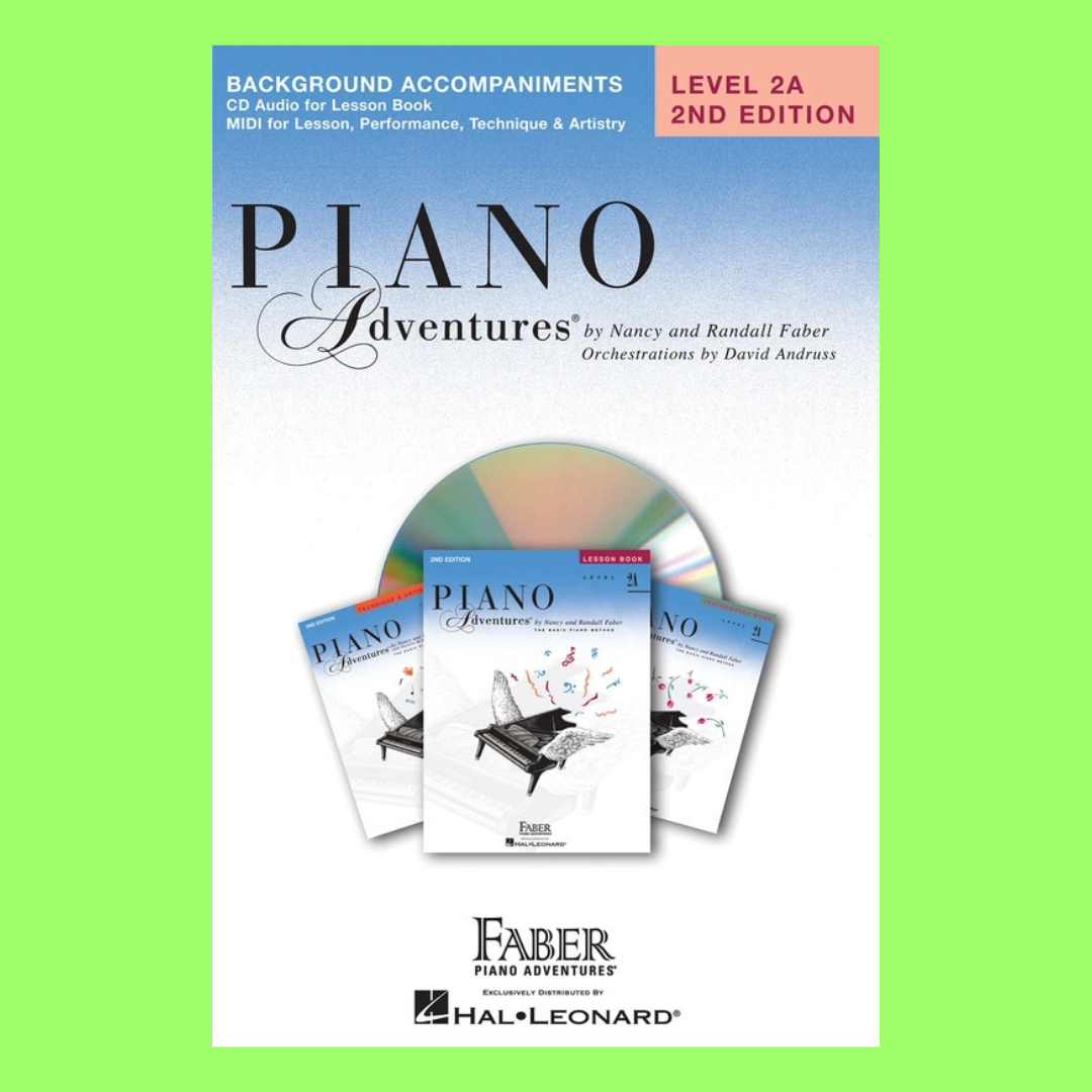 Piano Adventures Lesson Level 2A Cd Only (2nd Edition)