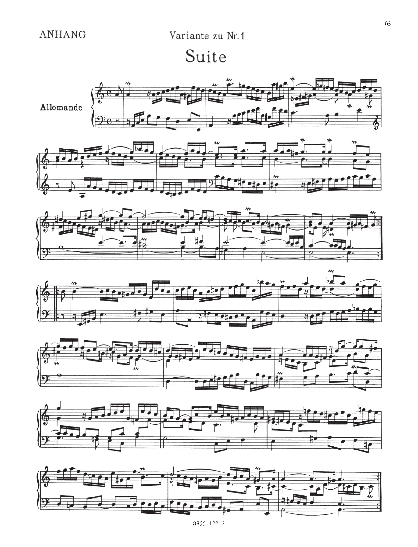 JS Bach - Goldberg Variations BWV 988 Piano Book (Urtext Edition)