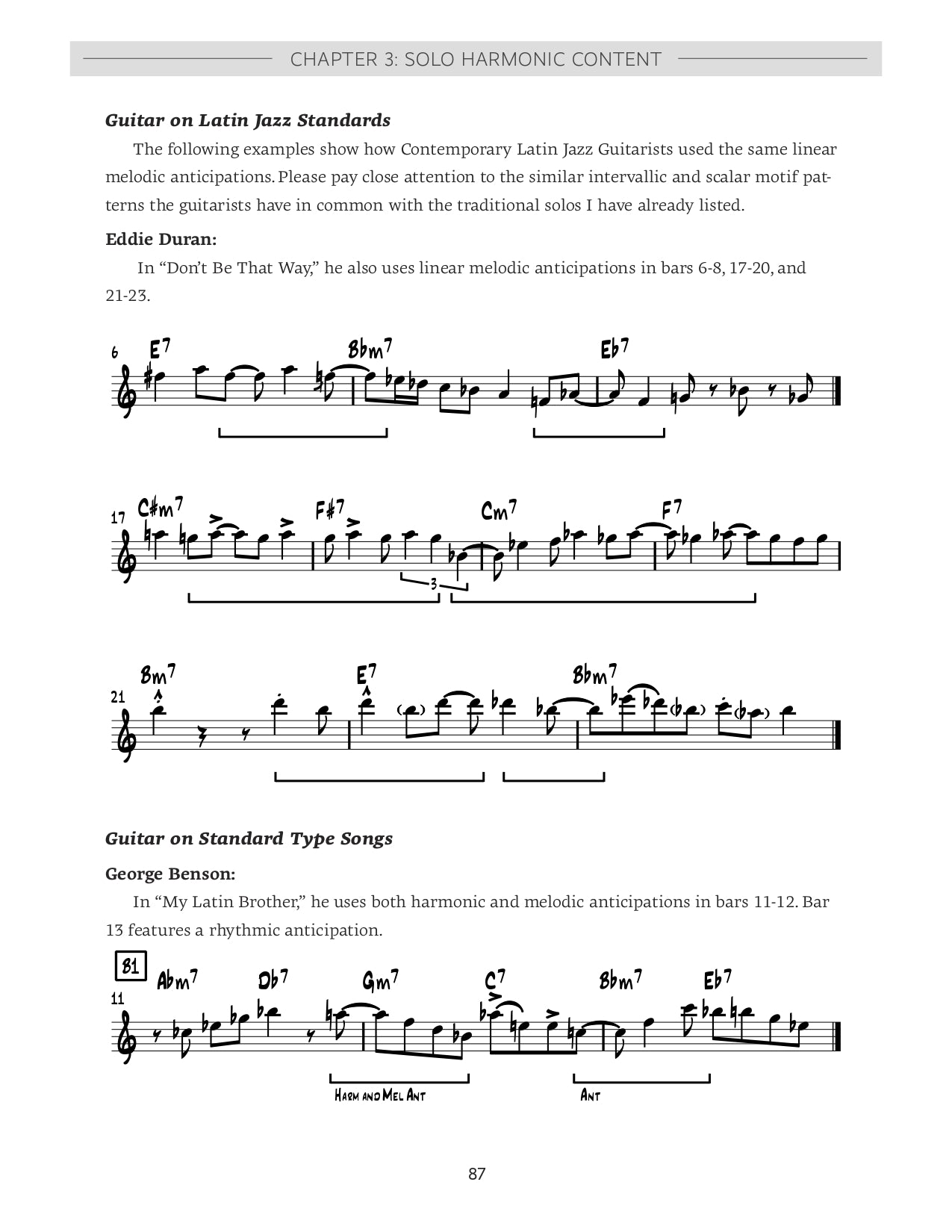 Contemporary Latin Jazz Guitar - Volume 2 Solos Book/Olm