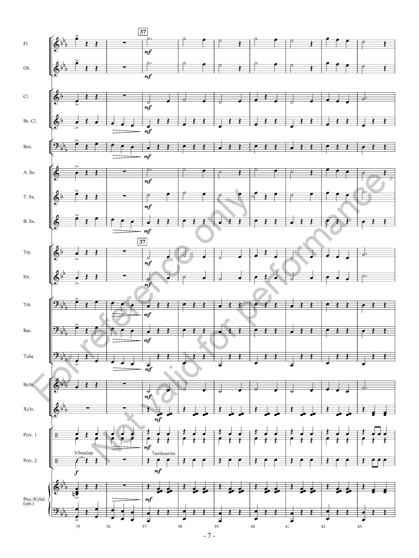 Waltz Of The Wraiths Concert Band Level .05 Score/Parts