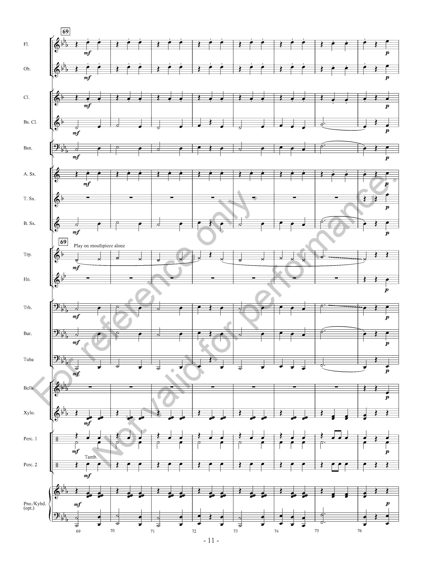 Waltz Of The Wraiths Concert Band Level .05 Score/Parts