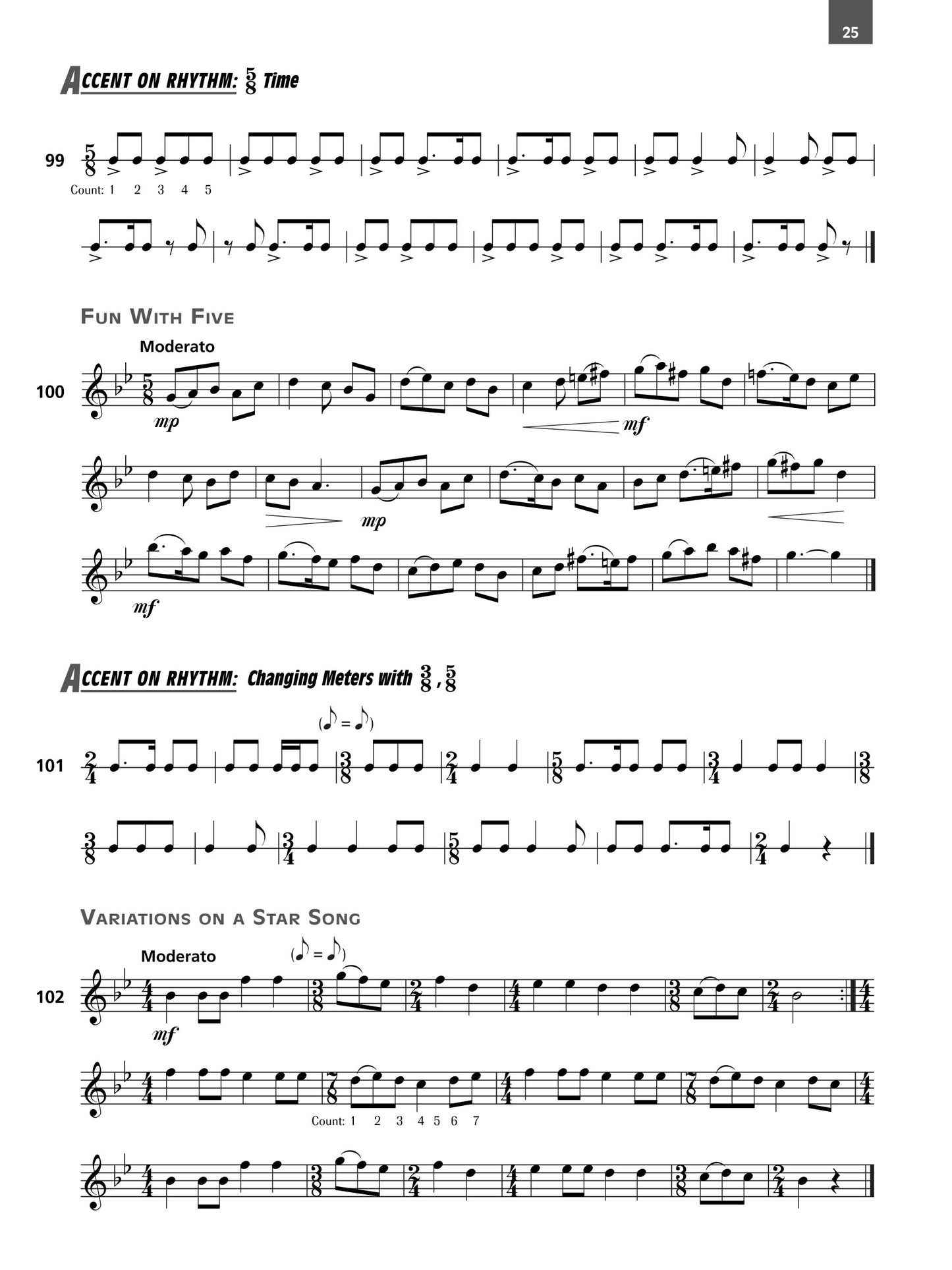 Accent On Achievement - Eb Baritone Saxophone Book 3