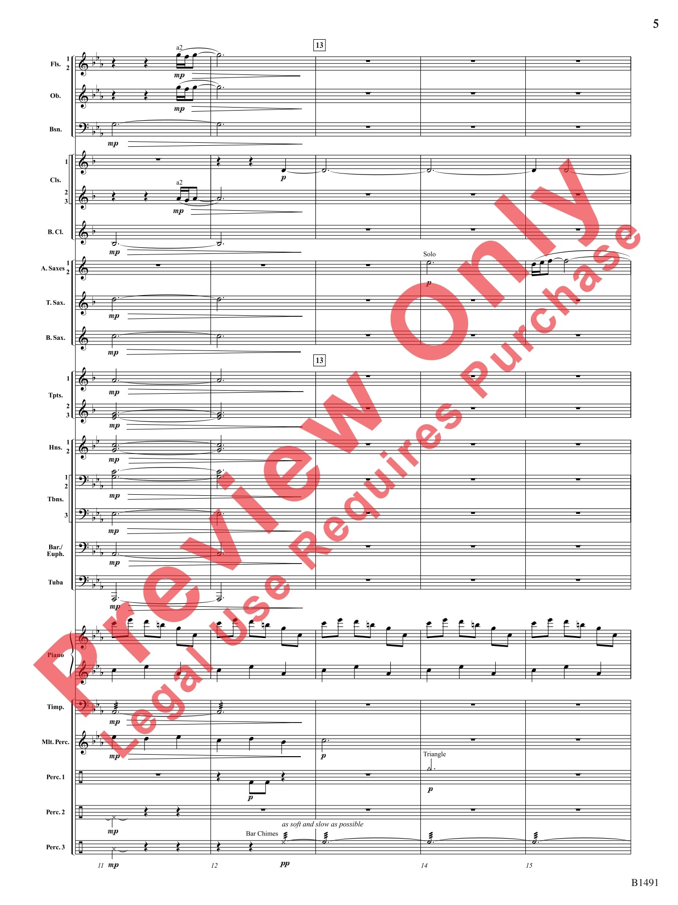 Nevermore - Concert Band Level 3 Score/Parts