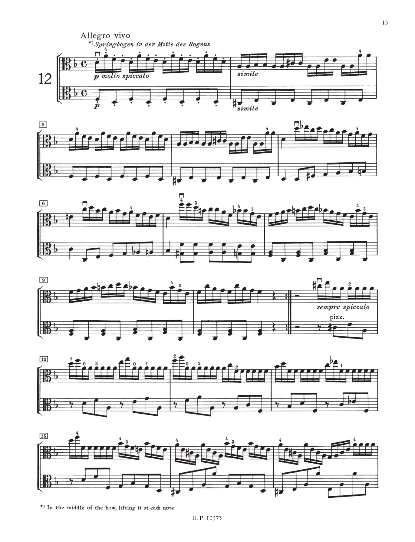 Dancla - 15 Studies Op. 68 for 2 Violas Book