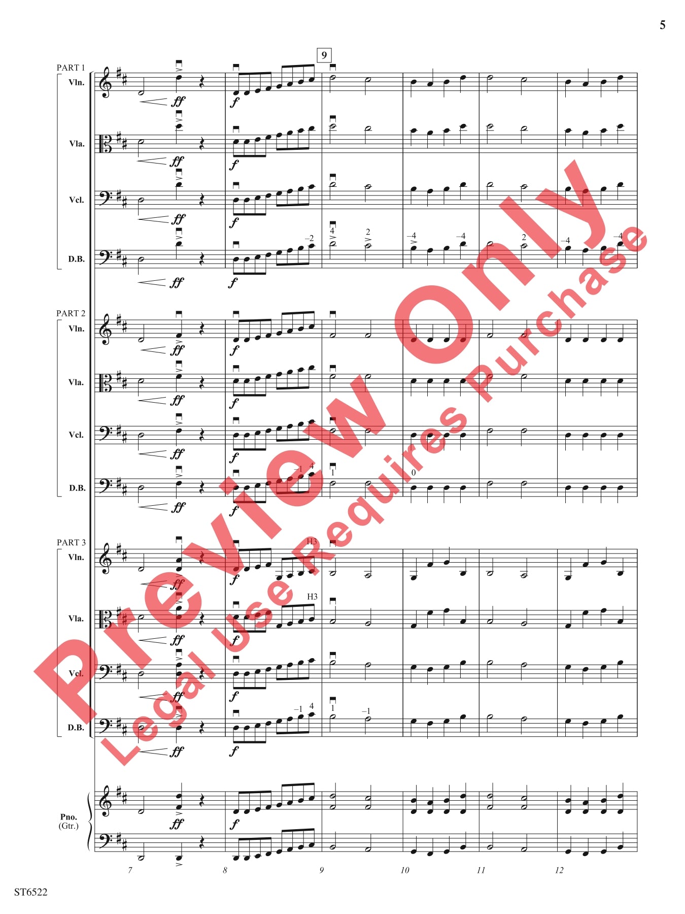 Finale Serenade For Strings  - String Orchestra Level 1.5 / 3 Part Adaptable Score and Parts