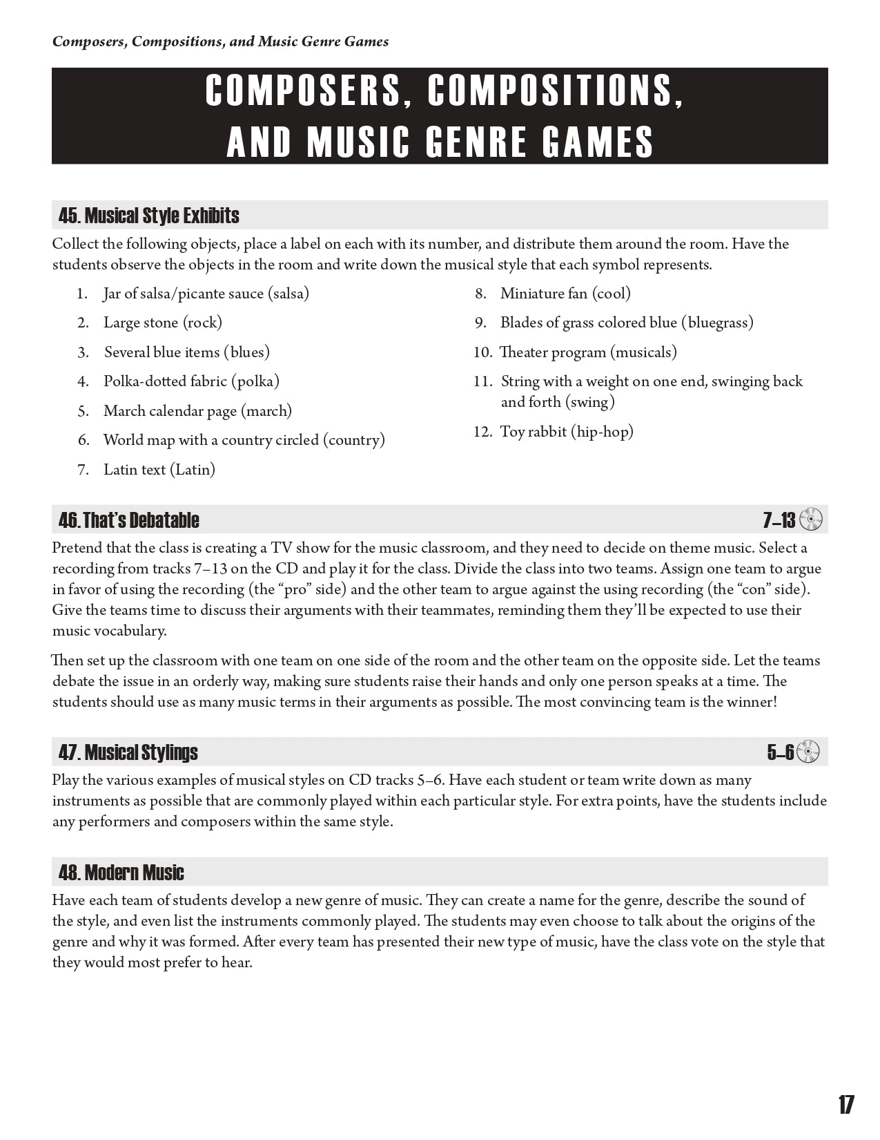 99 New Musical Games Book/Cd-Rom with Reproducible Pages