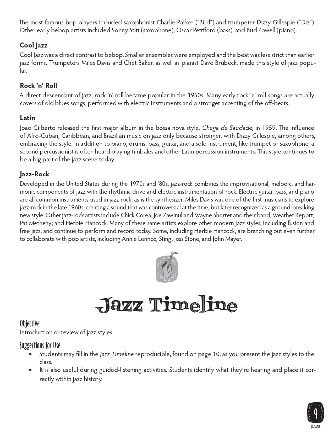 Arties Jazz Pack Book/Cd - Games for Teaching Jazz in the Classroom