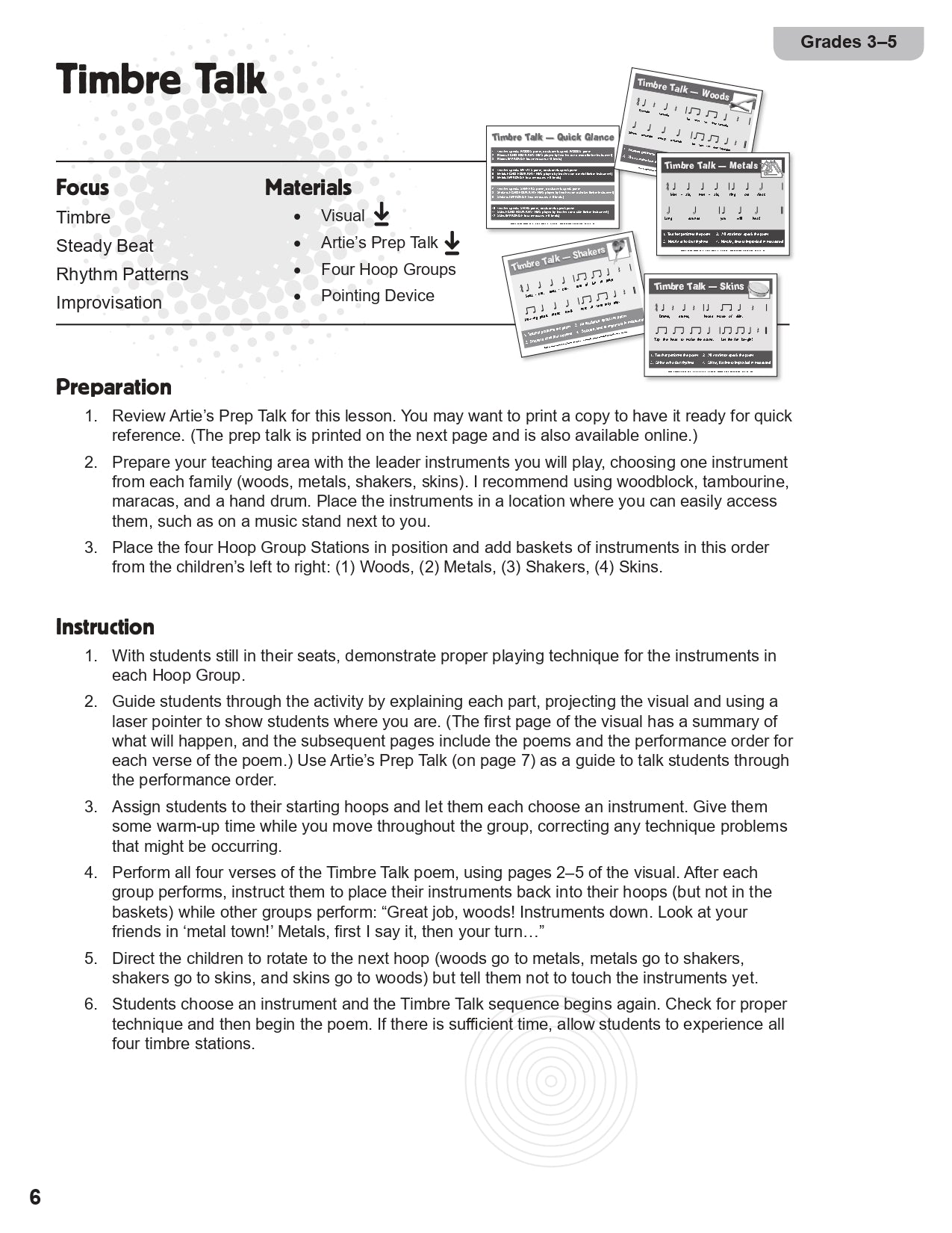 Woods, Metals, Shakers, Skins - Classroom Activity Kit