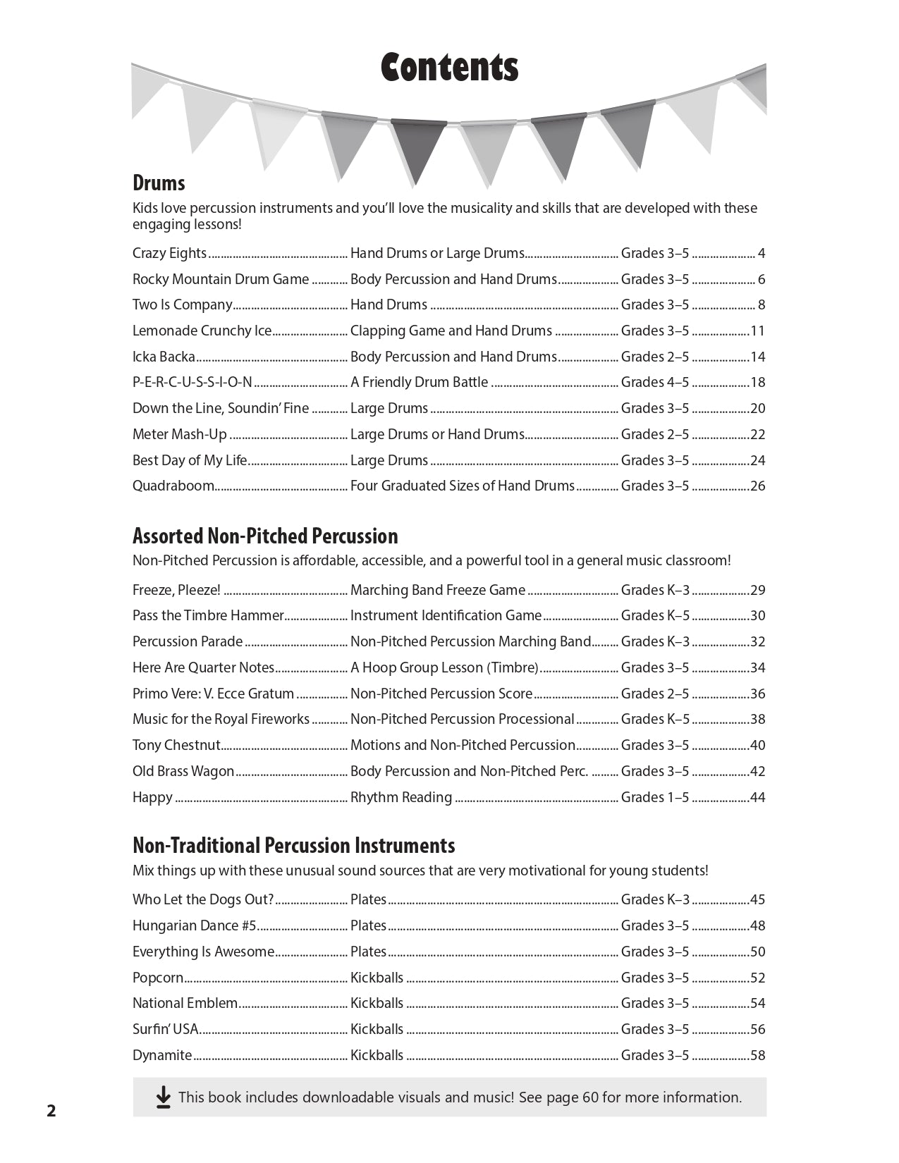 Percussion Parade - Gr K-5 Teacher Edition with Reproducible Pages Book/Olm