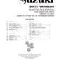 Suzuki - Duets For Violins Second Violin Parts Book