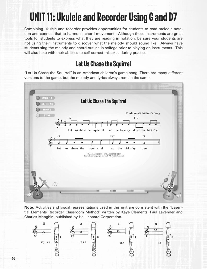 Ukuleles on Board - Play and Sing Songs in the Music Class Book