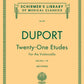 Duport - 21 Etudes For Cello Book 1