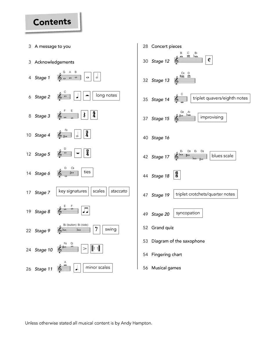 Saxophone Basics Pupils Book/Ola (Alto Saxophone)