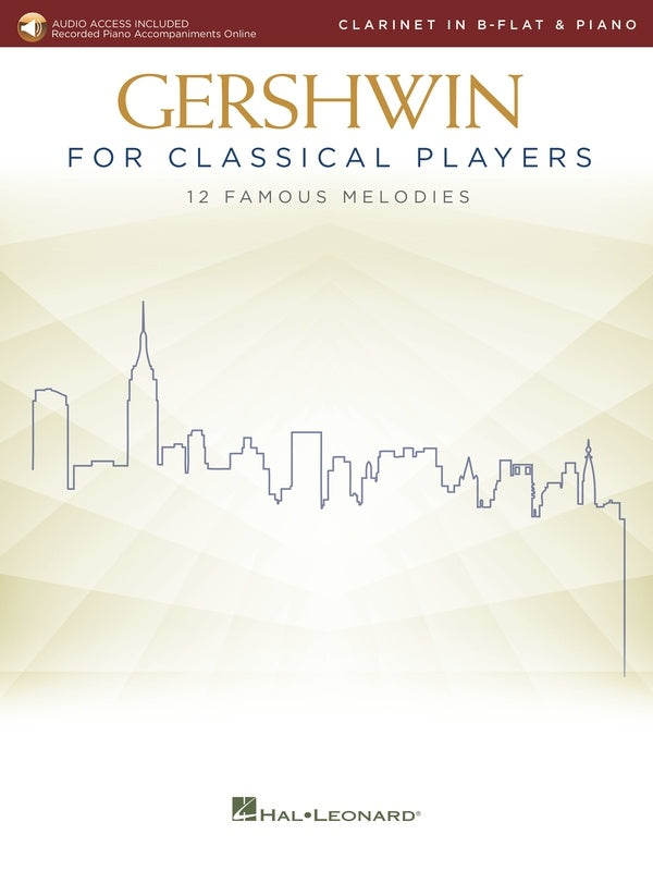 Gershwin For Classical Players - Clarinet and Piano Accompaniment Book/Ola