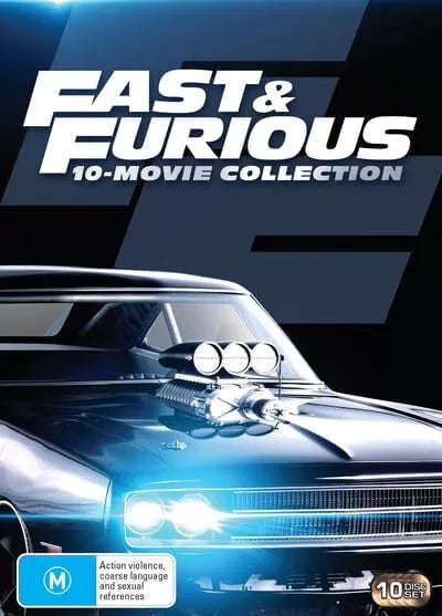 Fast and Furious 1-10 | 10 Movie Franchise Pack DVD