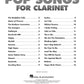 Essential Elements - Pop Songs For Clarinet Book