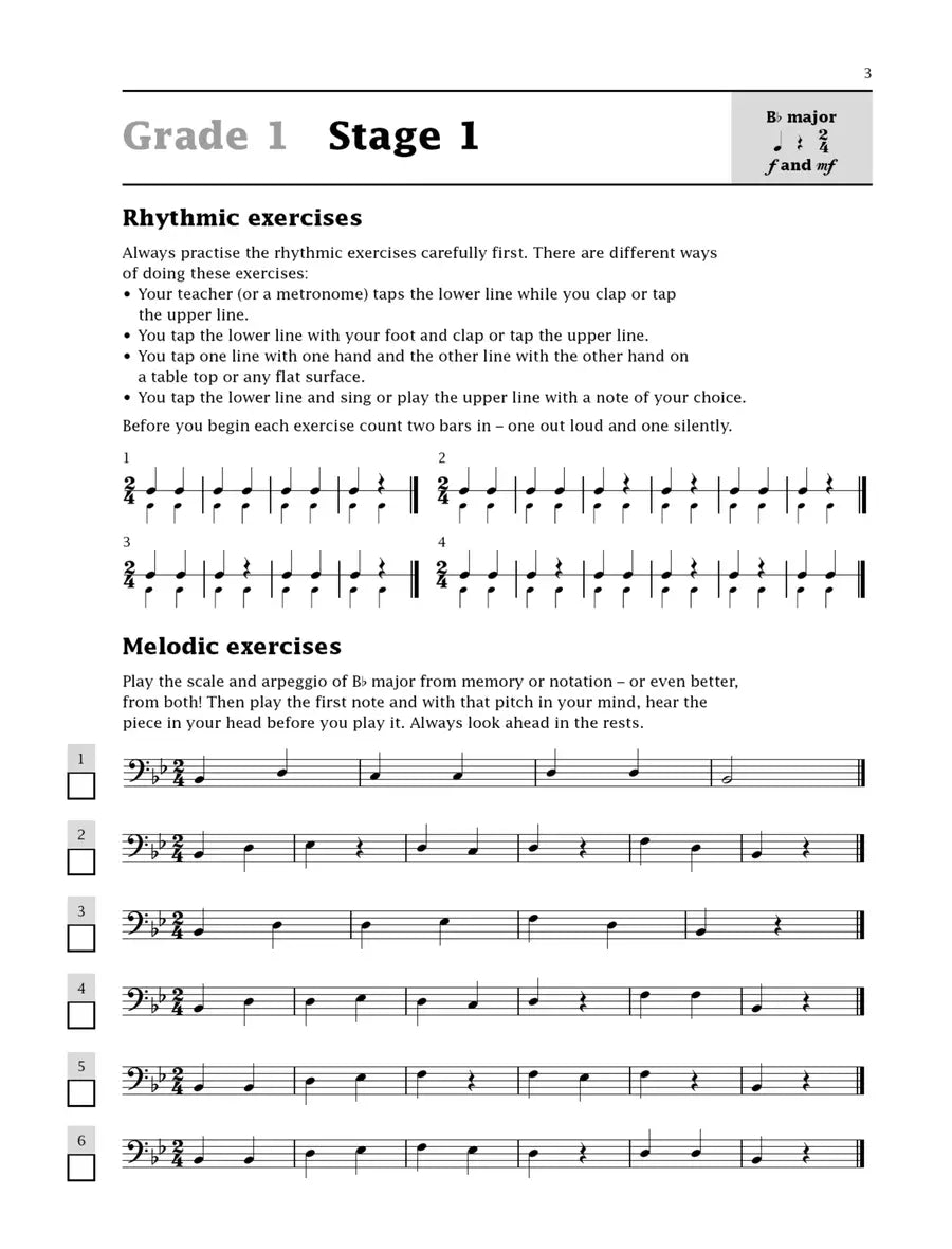 Improve Your Sight Reading - Trombone Bass Clef Grades 1-5 Book/Ola New Edition