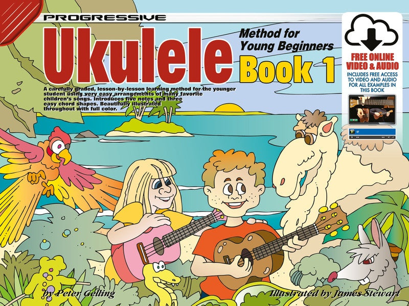 Progressive Ukulele Method For Young Beginners - Bundle A (Books 1,2,3)