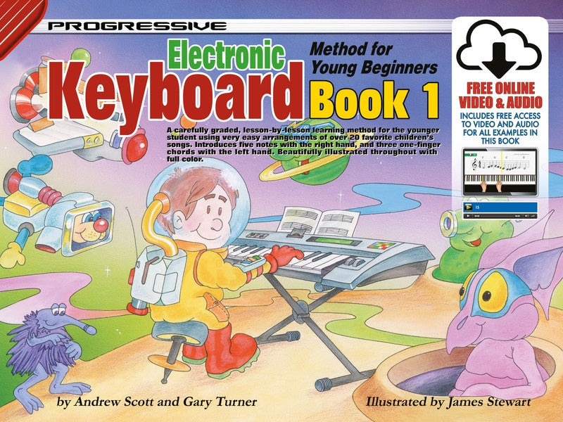 Progressive Electronic Keyboard Method For Young Beginners - Bundle A (Books 1,2,3)