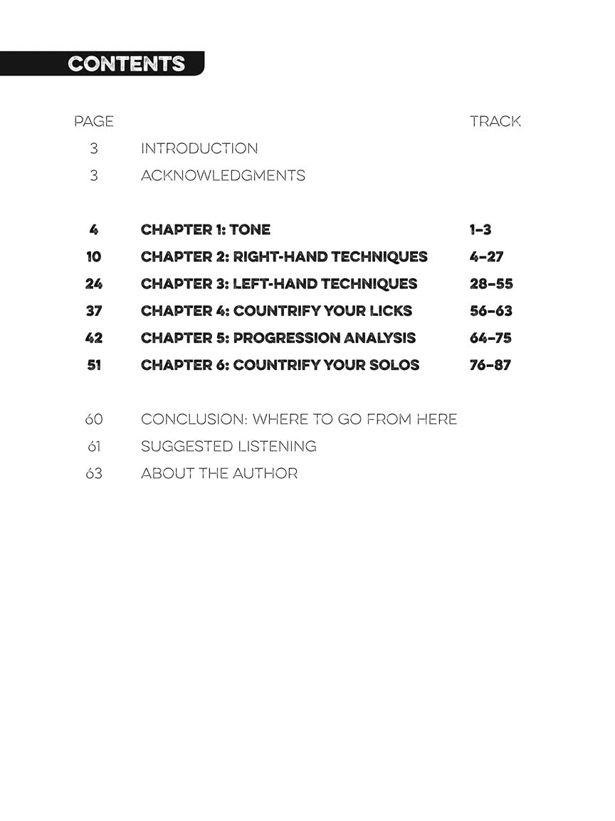 How To Play Country Lead Guitar Book/Ola