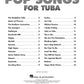 Essential Elements Pop Songs For Tuba Book