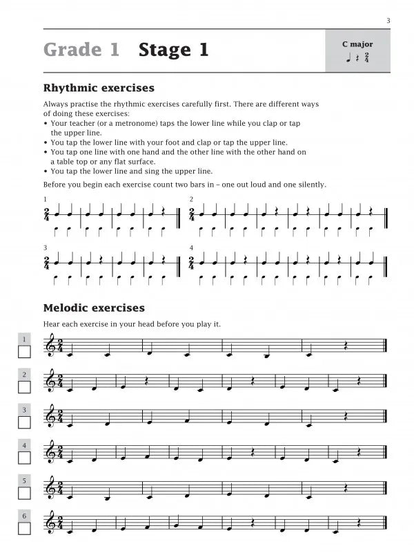 Improve Your Sight Reading - Clarinet Grades 1-3 Book (New Edition)