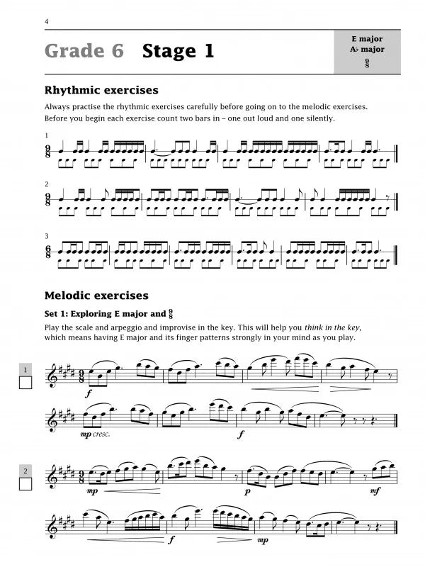 Improve Your Sight Reading - Flute Grades 6-8 Book (New Edition)