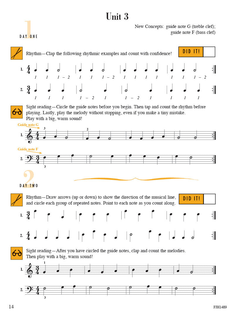 Sight Reading & Rhythm Every Day Bk 1A