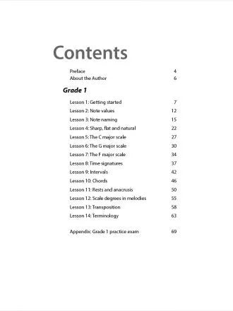 AMEB Theory Of Music - Grade 1 Book