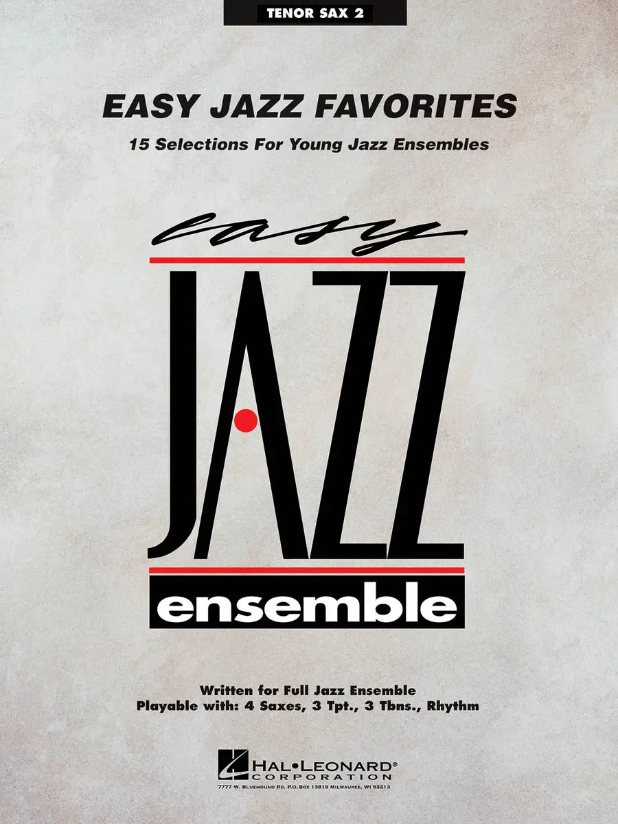 Easy Jazz Favorites - Tenor Saxophone 2 Sheet Music