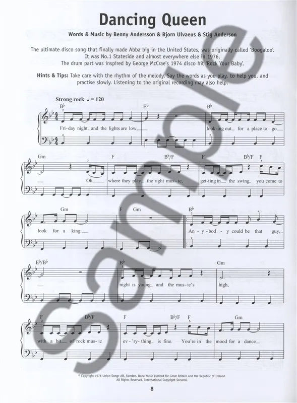 Abba - Really Easy Piano Book