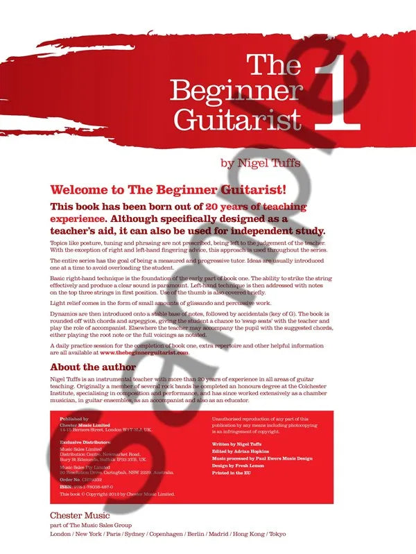 The Beginner Guitarist - Book 1