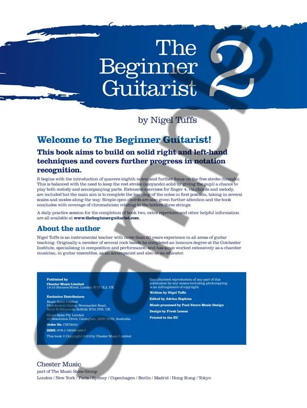 The Beginner Guitarist - Book 2