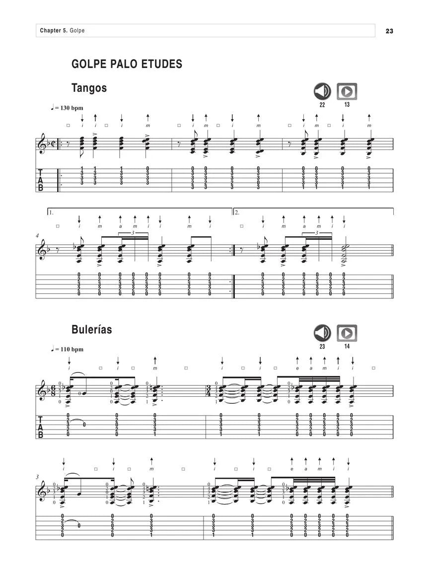 Flamenco Guitar - Technique, Theory, Etudes Book/Olm