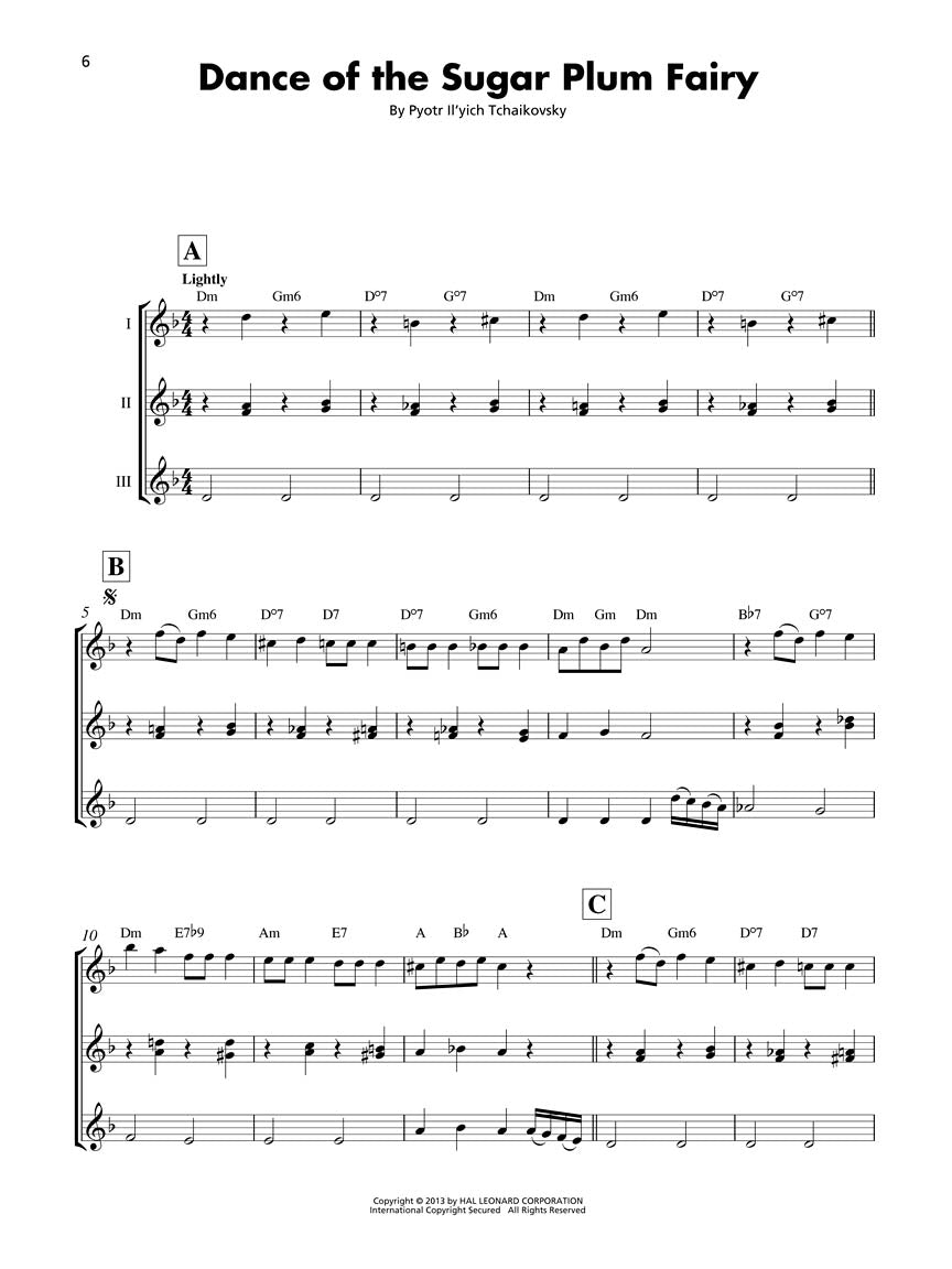 Nutcracker Ukulele Ensemble Early Intermediate