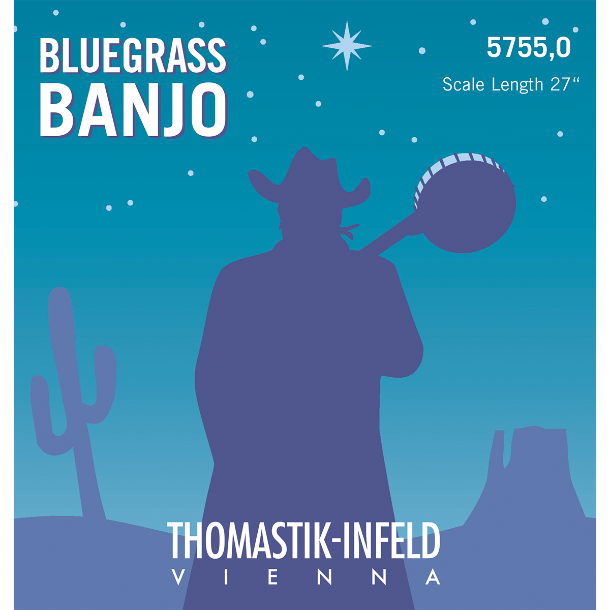 Thomastik 5755 - 5-String Bluegrass Banjo String Set