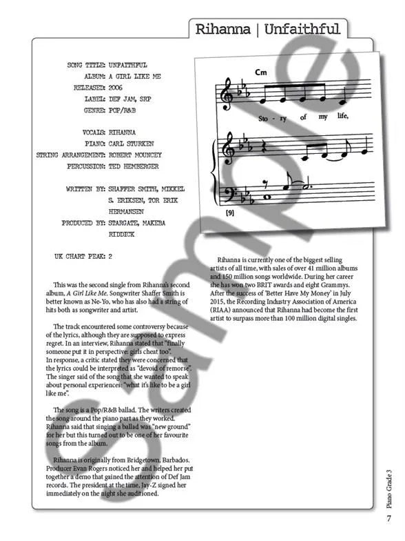 Rockschool Piano Grade 3 Book (2015-2019)